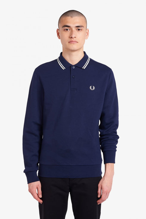 Polo Uomo rovescio in pile Bordeaux Fred Perry- Francavilla Moda
